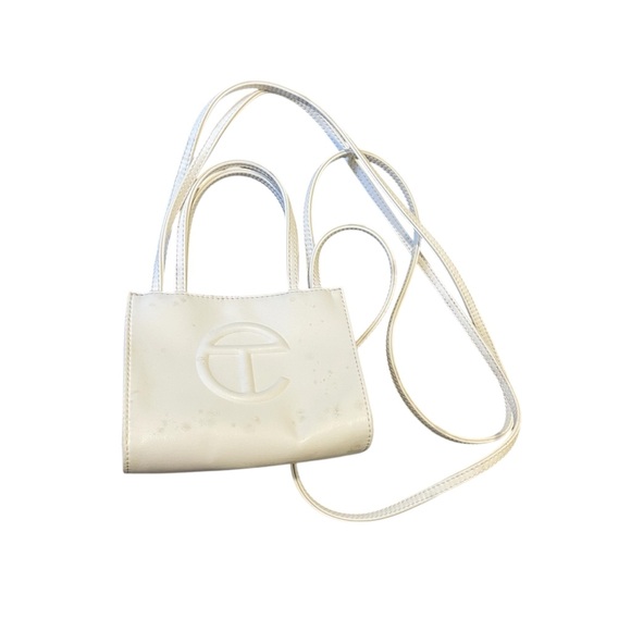 Handbags - Telfar Cream Mini Shopping Bag